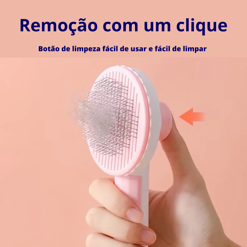 Escova Removedora de Pelos - Para Pets